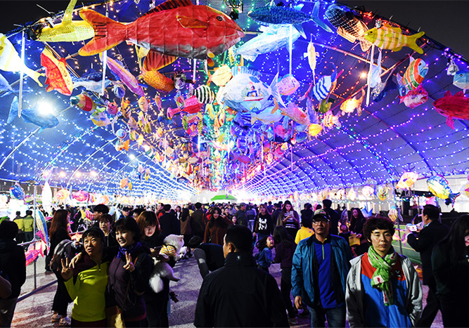 축제야경