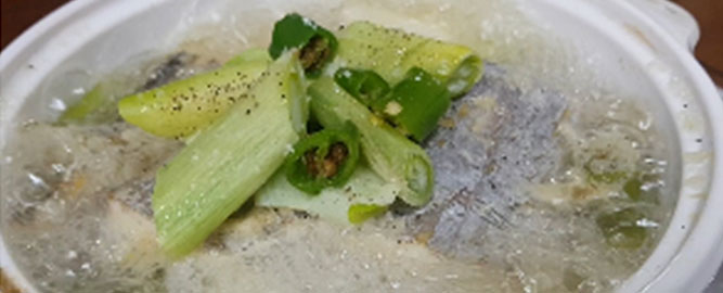 얼큰 맑은 갈치찌개